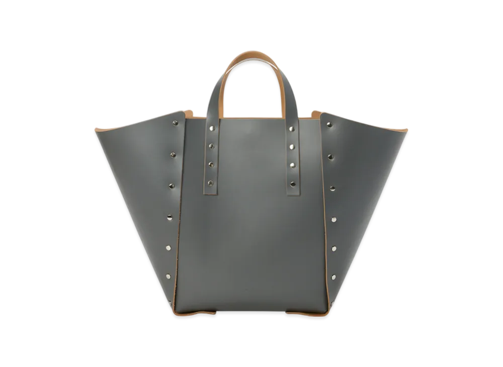 Hender Scheme Assemble Hand Bag Wide L "Steel Gray"