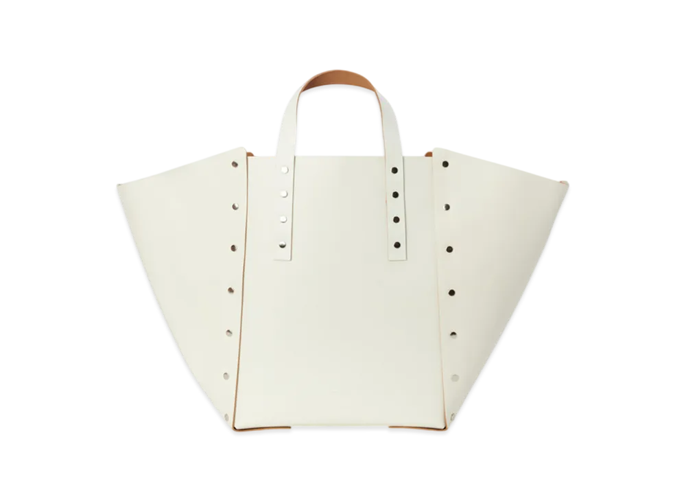 Hender Scheme Assemble Hand Bag Wide L "White"