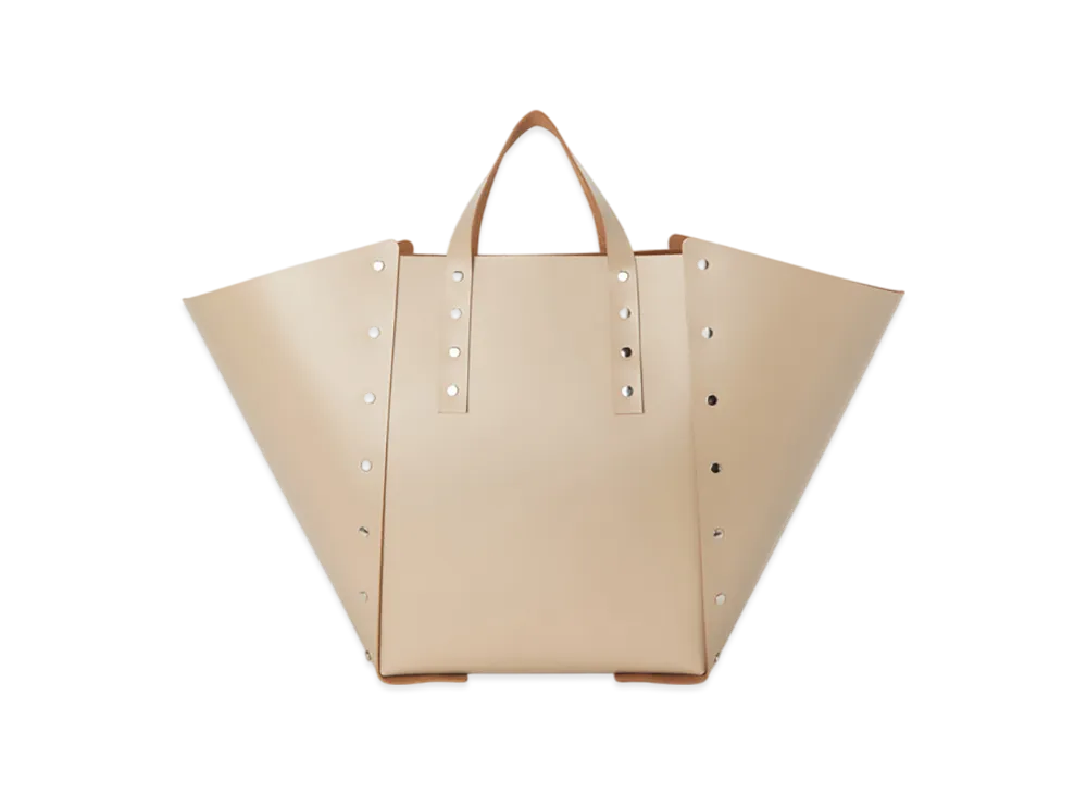 Hender Scheme Assemble Hand Bag Wide L "Beige"