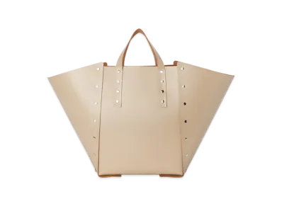 Hender Scheme Assemble Hand Bag Wide L "Beige"