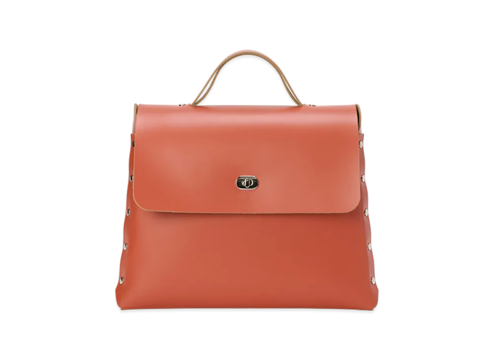 Hender Scheme Assemble Hand Bag Flap L "Copper Orange"
