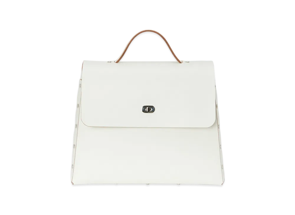 Hender Scheme Assemble Hand Bag Flap L "White"