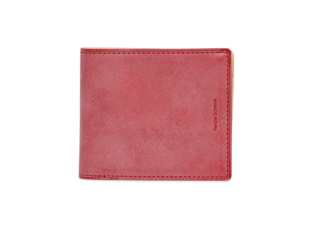 Hender Scheme Half Folded Wallet "Red"