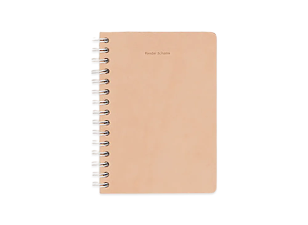Hender Scheme Removable Ring Note A6 "Natural Grid"
