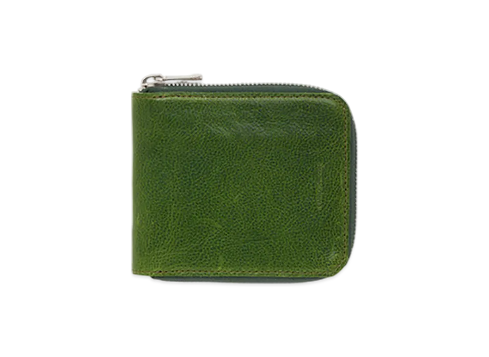 Hender Scheme Horizontal Zip Purse "Lime Green"