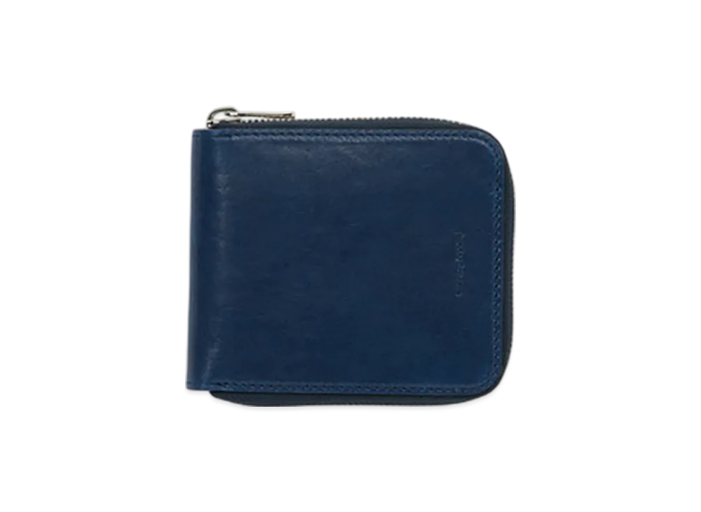 Hender Scheme Horizontal Zip Purse "Navy"