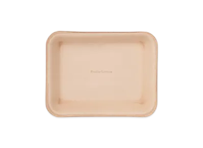 Hender Scheme Leather Tray S "Natural"