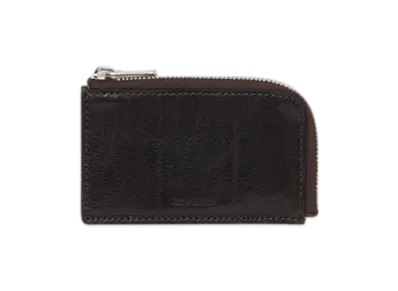 Hender Scheme L Zip Wallet "Choco"