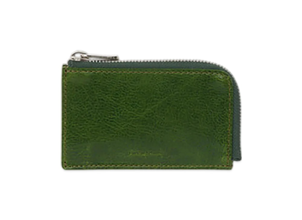 Hender Scheme L Zip Wallet "Lime Green"