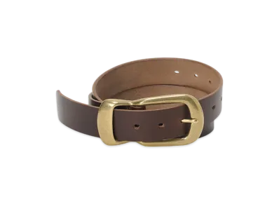 Hender Scheme Settler'S Belt 35Mm "Dark Brown/Ag"