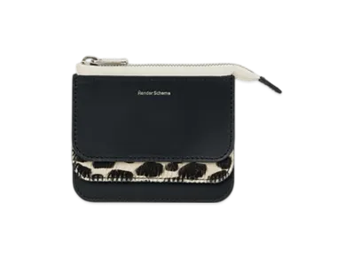 Hender Scheme 3 Layered Purse "Black/Dalmatian"