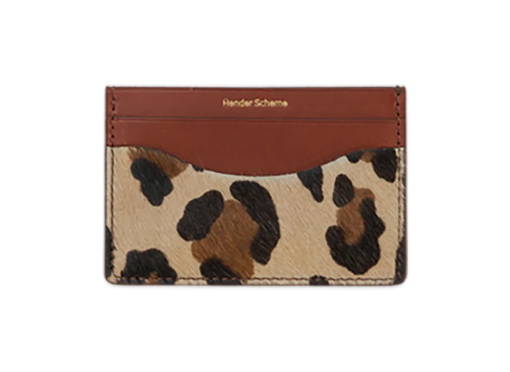 Hender Scheme Cardholder "Brown/Leopard"