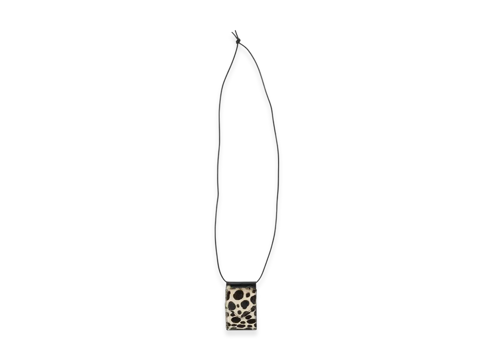 Hender Scheme Hang Wallet "Black/Dalmatian"