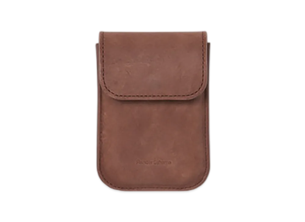 Hender Scheme Flap Card Case "Choco"