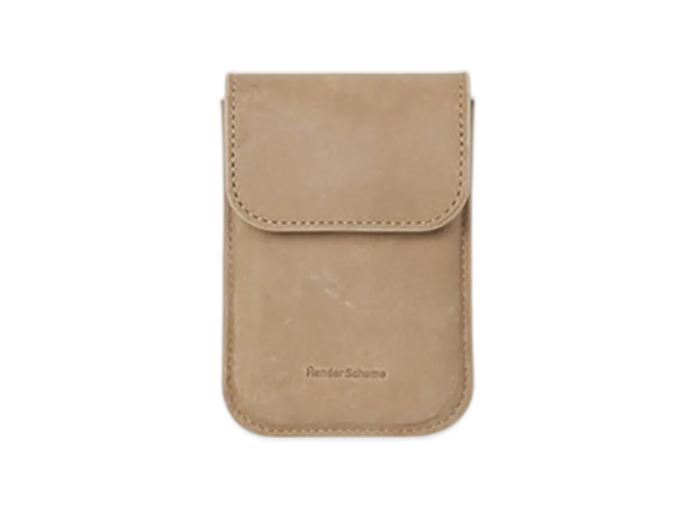 Hender Scheme Flap Card Case "Ivory"
