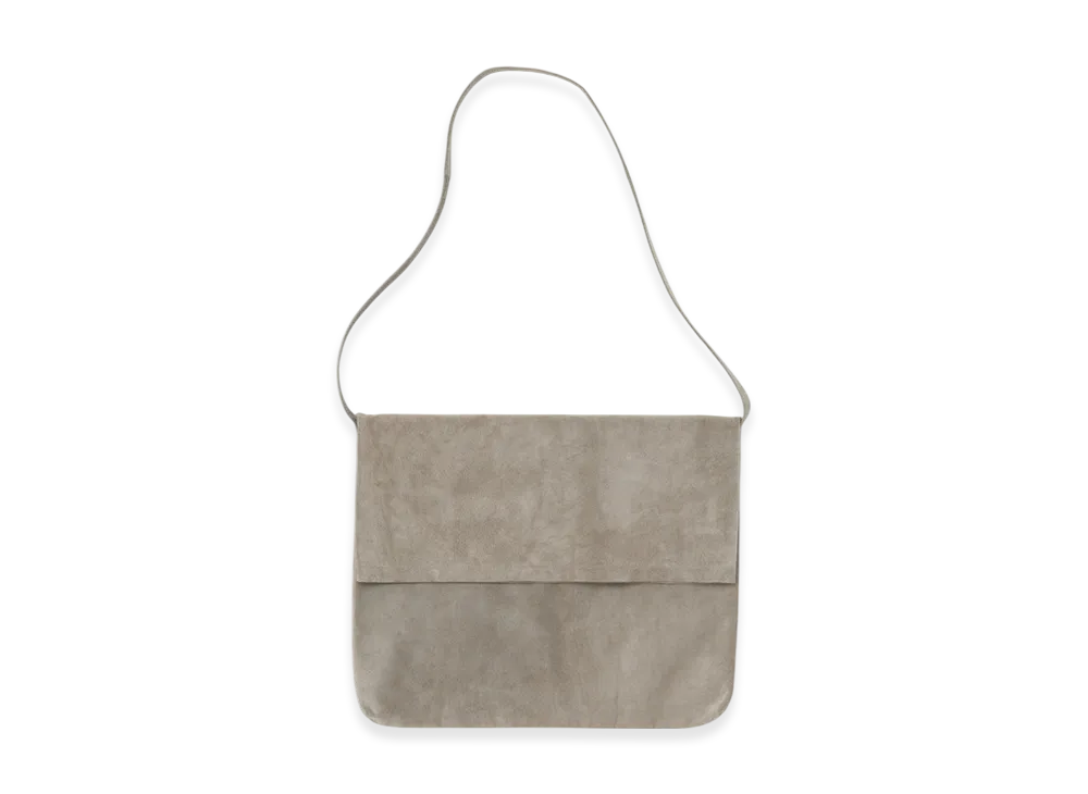 Hender Scheme Pig Flap Shoulder Bag Big "Light Gray"