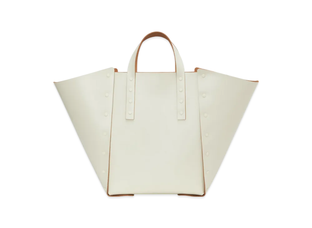 Hender Scheme Assemble Hand Bag Wide L "White"