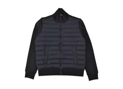 Herno Stand Collar Switching Down Blouson Down Jacket "Black" JP000111U