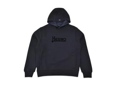 Herno Sweat Hooded Hoodie "Navy" JG000213U
