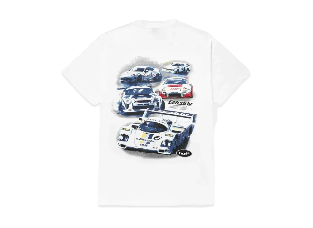 HUF x GREDDY Tee "White"