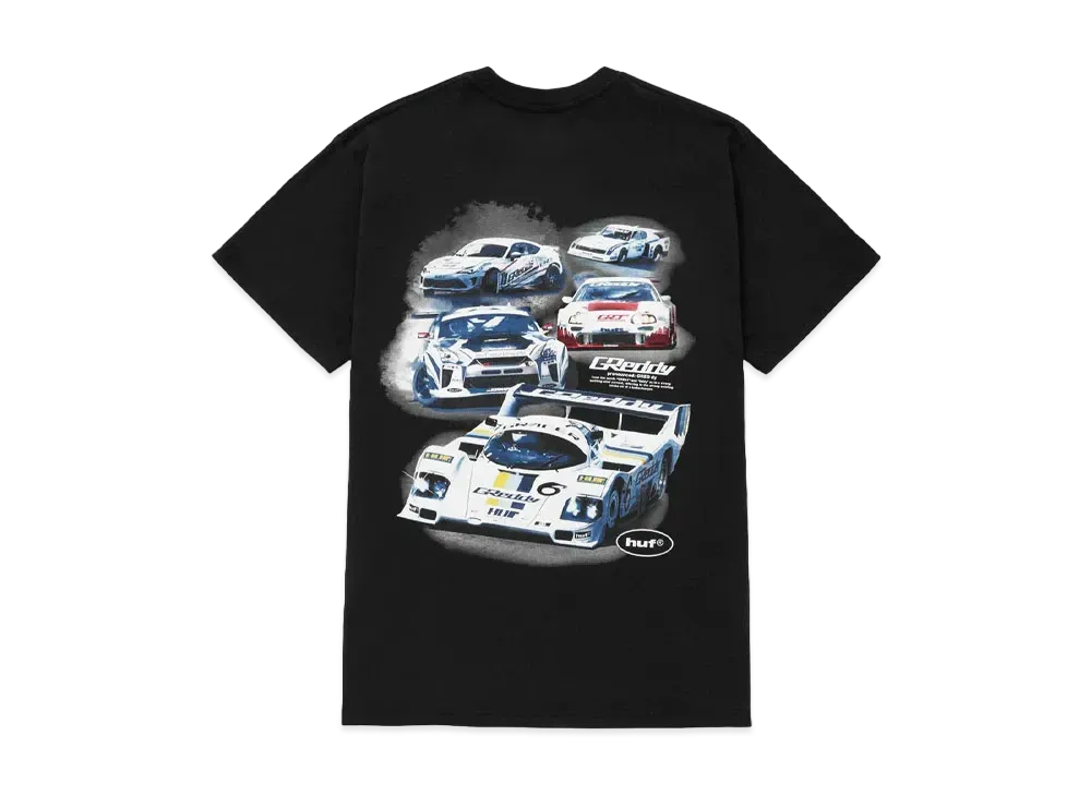 HUF x GREDDY Tee "Black"