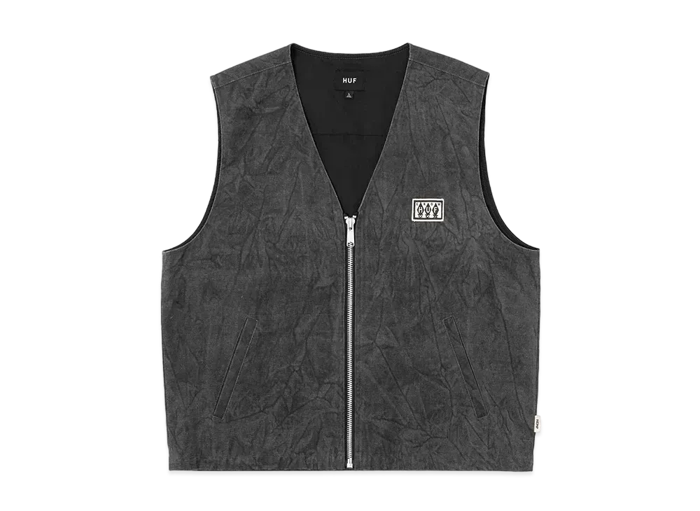 HUF Hemp Two Pocket Work Vest "Black"