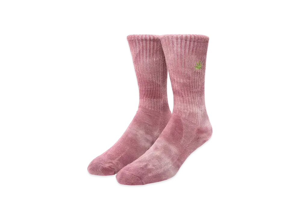 HUF Hemp OD Crew Socks "Burgundy"