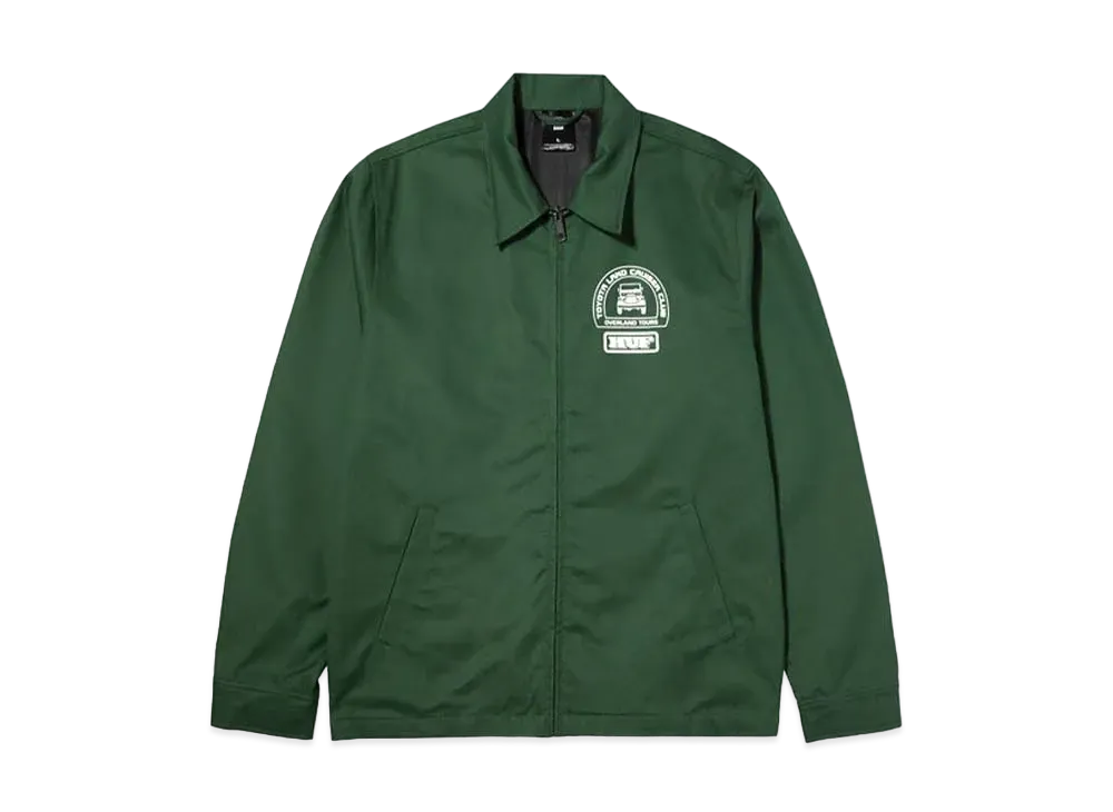 HUF x TOYOTA LAND CRUISER Parts & Service Jacket "Forest Green"