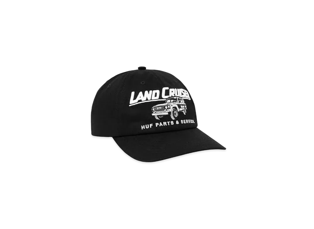 HUF x TOYOTA LAND CRUISER Parts & Service Snapback "Black"