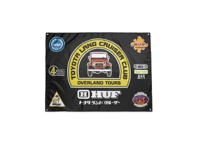 HUF x TOYOTA LAND CRUISER Overland Touring Banner "Multi"