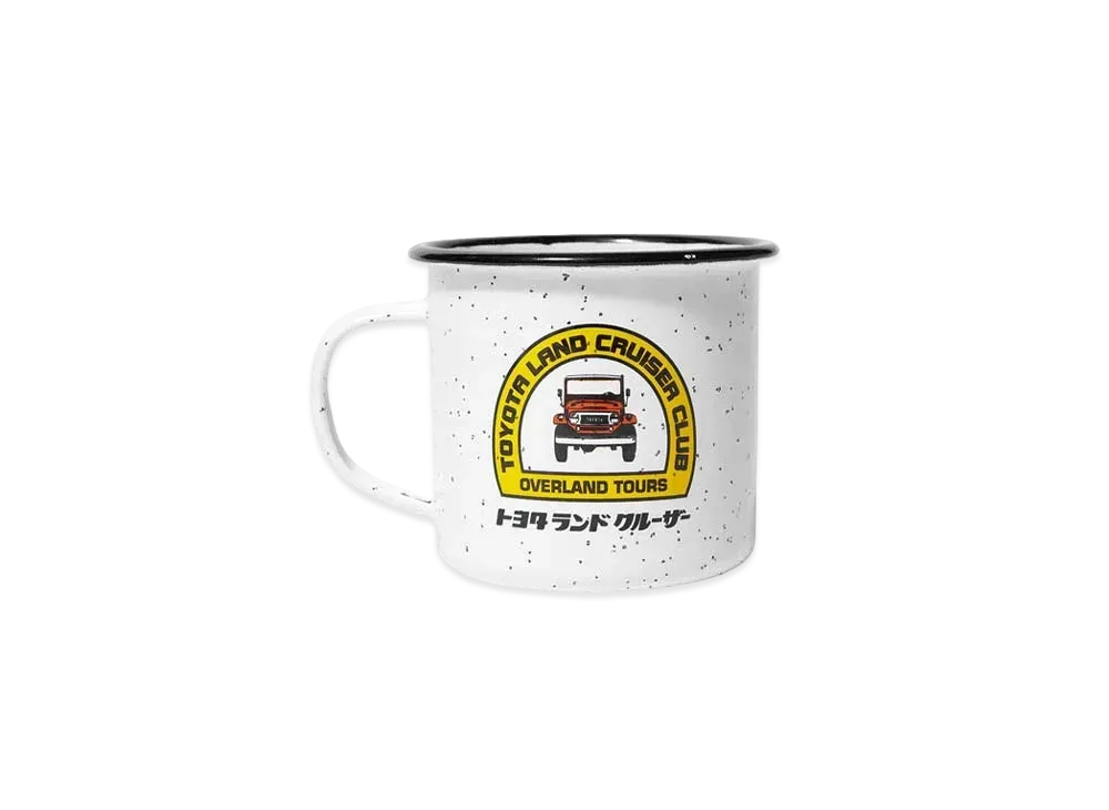 HUF x TOYOTA LAND CRUISER Coffee Break Enamel Cup "White"