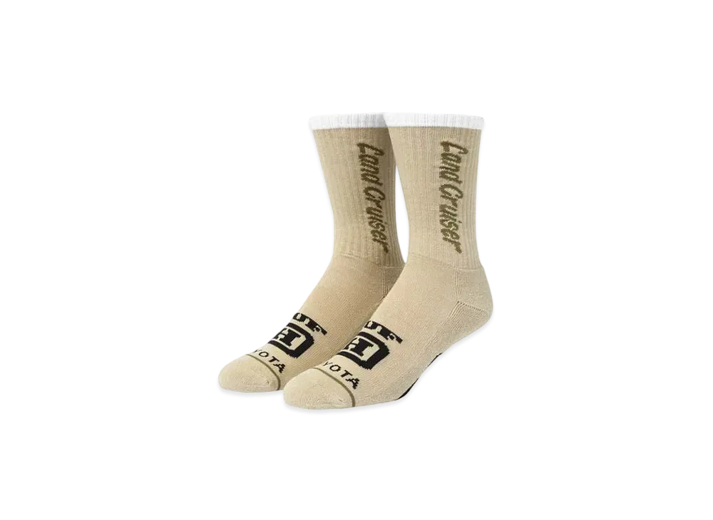 HUF x TOYOTA LAND CRUISER Socks "Khaki"