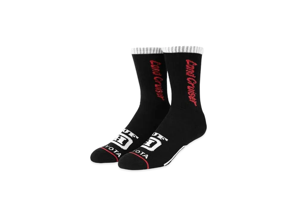HUF x TOYOTA LAND CRUISER Socks "Black"