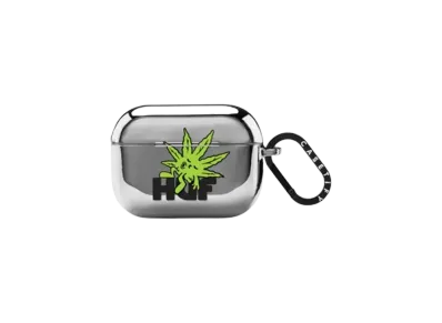 HUF x CASETiFY Green Buddy Earbuds Case Mirror Case (AirPods Pro 3st Generation) "Silver"