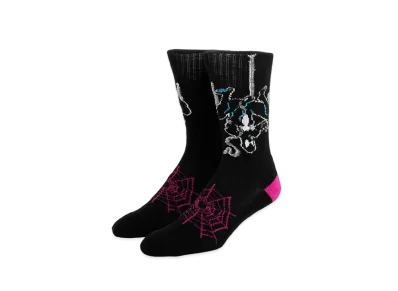 HUF x Spider Man Hangin Out Socks "Black"