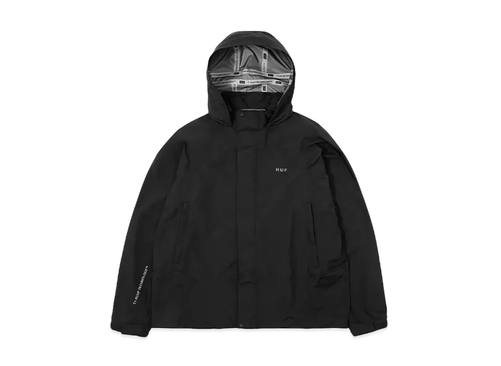 HUF OG Logo 3L Shell Jacket "Black"