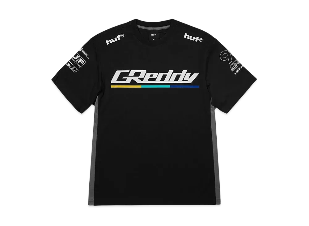 HUF x Greddy Formula Jersey "Black"