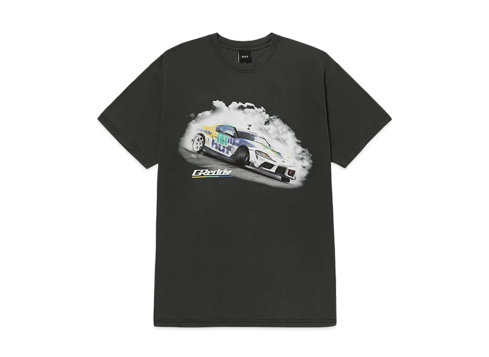 HUF x Greddy Racing Performance Tee "Black"