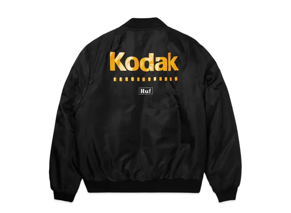 HUF x KODAK Collage Bomber Jacket "Black"