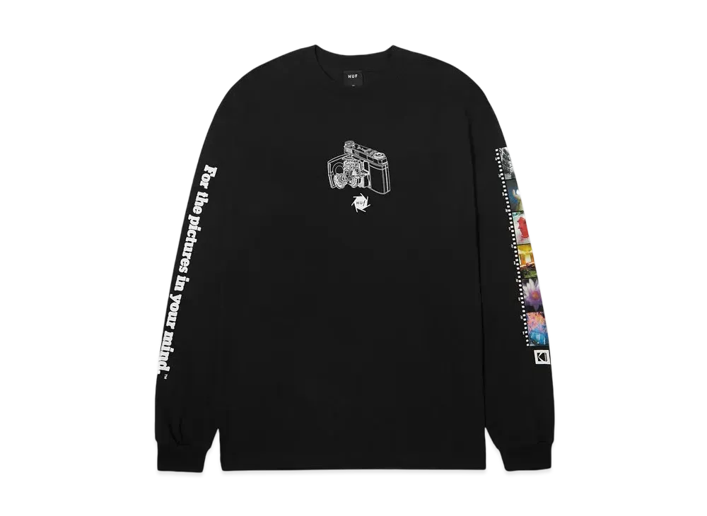 HUF x KODAK Inner Vision LS Tee "Black"