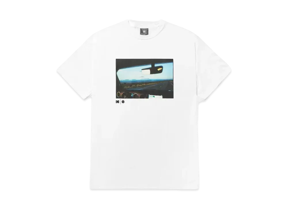 HUF x KODAK Rear View Tee "White"