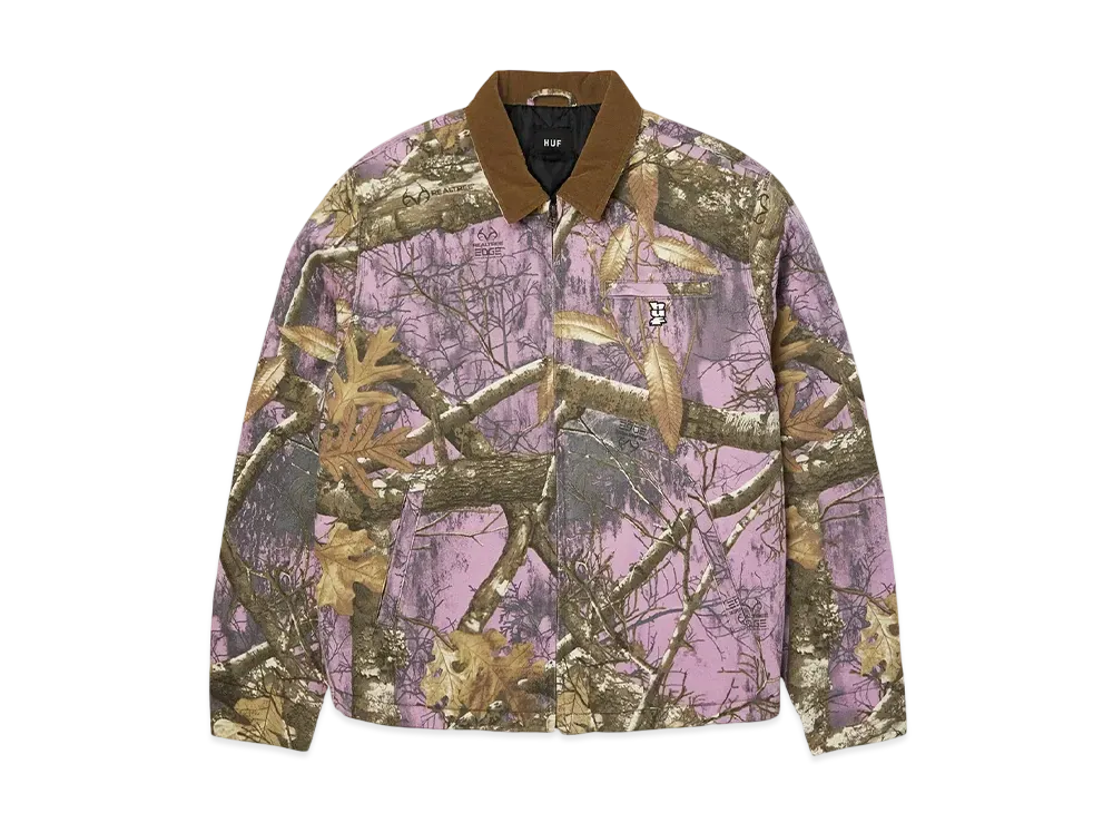 HUF x REALTREE Megablast Work Jacket "Lilac"