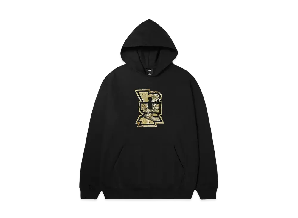 HUF x REALTREE Megablast Hoodie "Black"