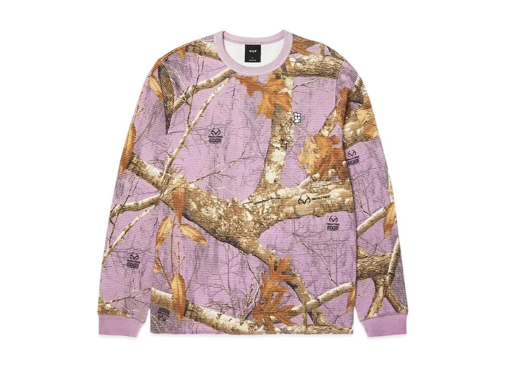 HUF x REALTREE Megablast Thermal Top "Lilac"