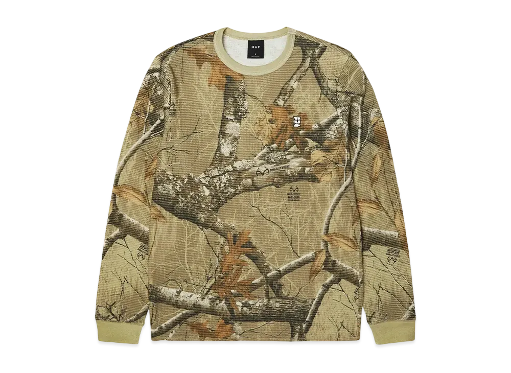 HUF x REALTREE Megablast Thermal Top "Desert"
