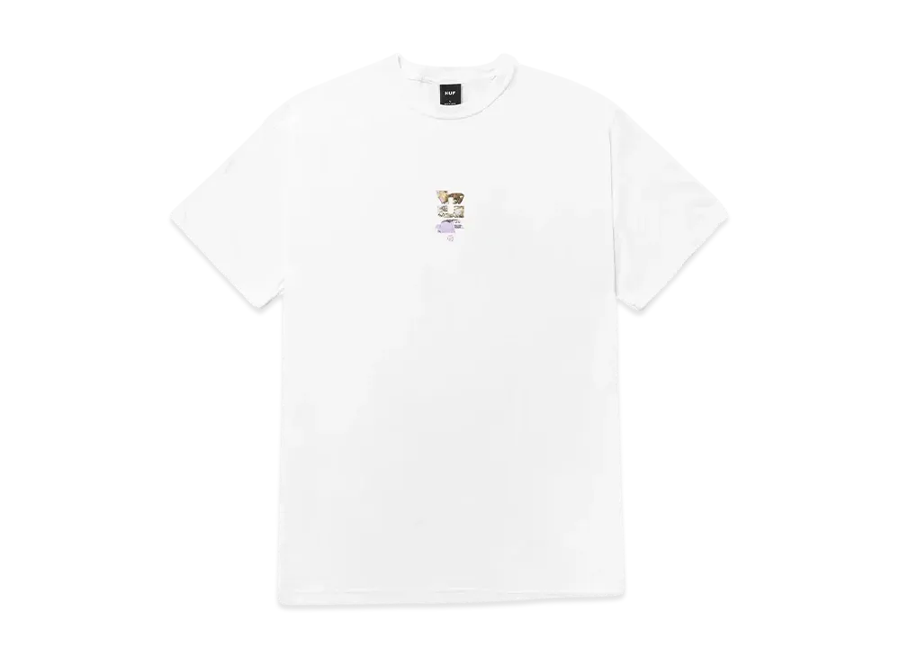 HUF x REALTREE Megablast Tee "White"