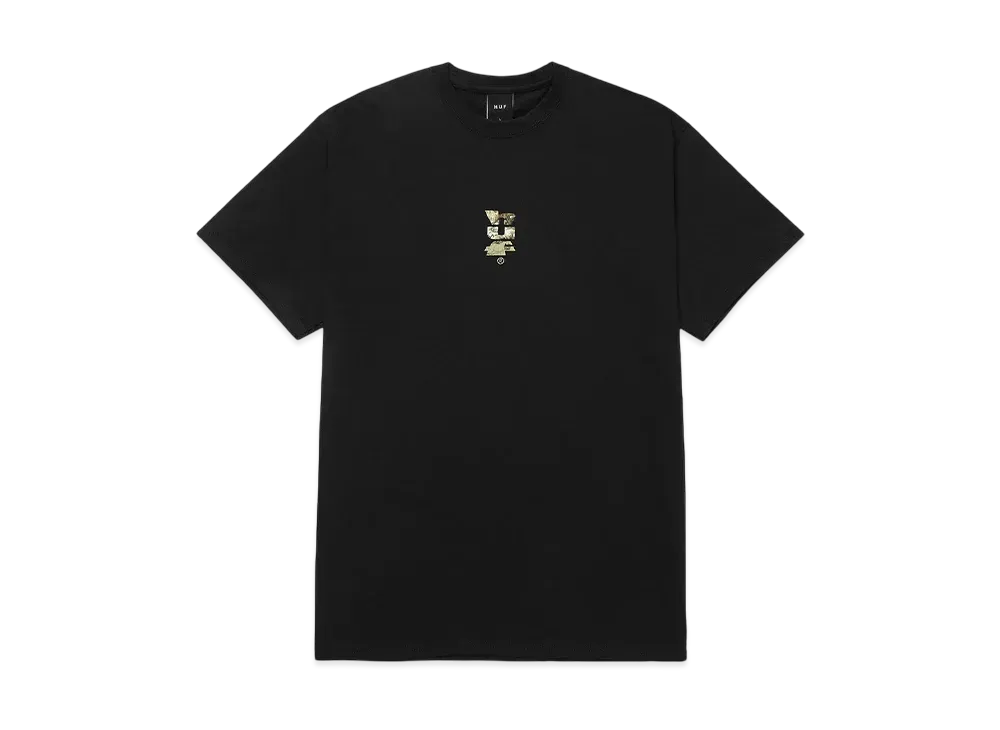 HUF x REALTREE Megablast Tee "Black"