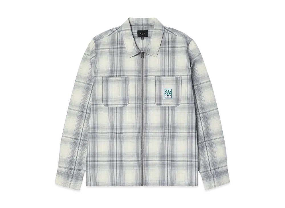 HUF Fillmore Plaid Shacket "Grey"