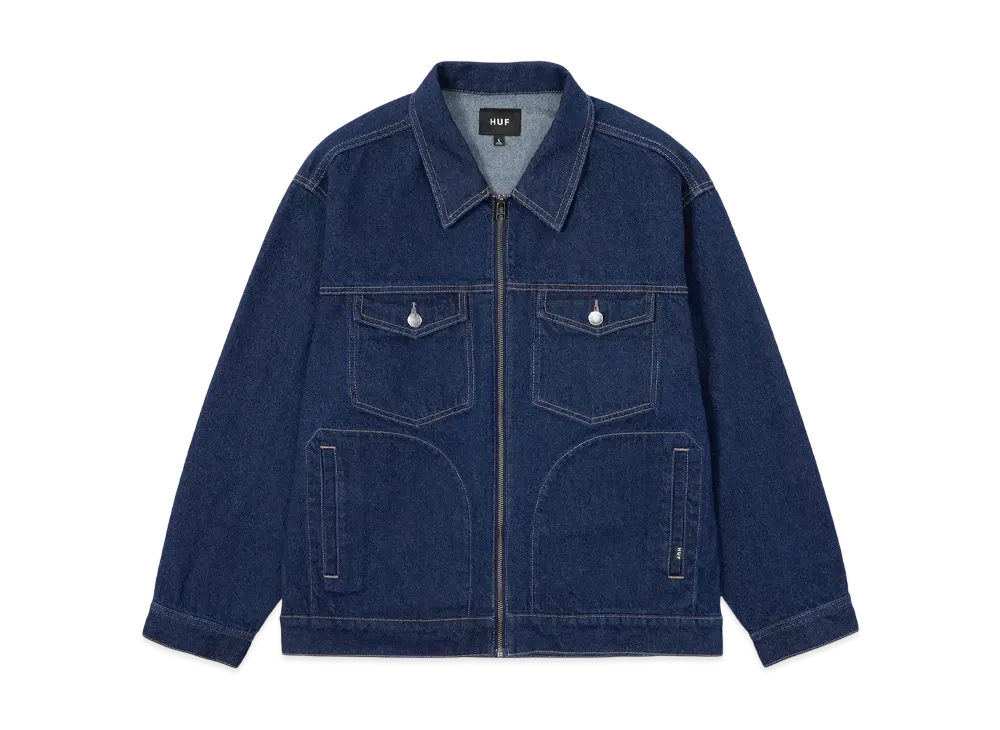 HUF OD Denim Zip Jacket "Indigo"