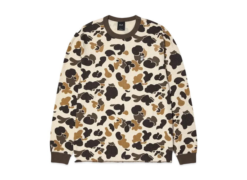 HUF Shrader Camo LS Thermal "Duck Camo"